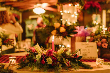 Christmas Centerpiece  from Susan's Florist in Louisville, KY